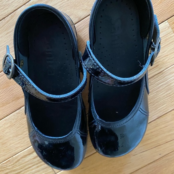 Last Pair!  Sanita Marcelle Clog Mary Jane - Black - Picture 5 of 8